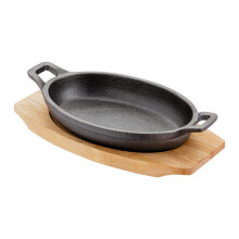 Judge Gratin Dish, Black, 16 x 11 cm