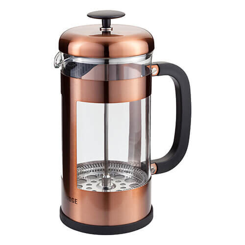 Judge Judge 8 Cup Glass Cafetiere Copper