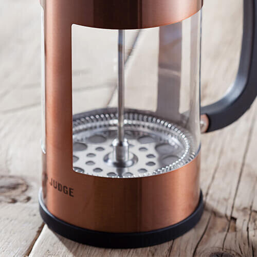 Judge Judge 8 Cup Glass Cafetiere Copper 2