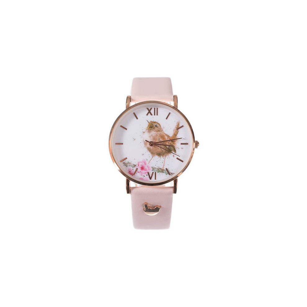 Wrendale Designs Wren Watch - Pink Vegan Leather Strap