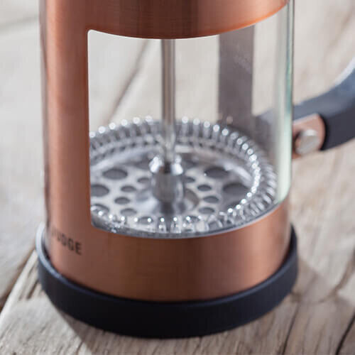 Judge Judge 3 Cup Glass Cafetiere Copper 2