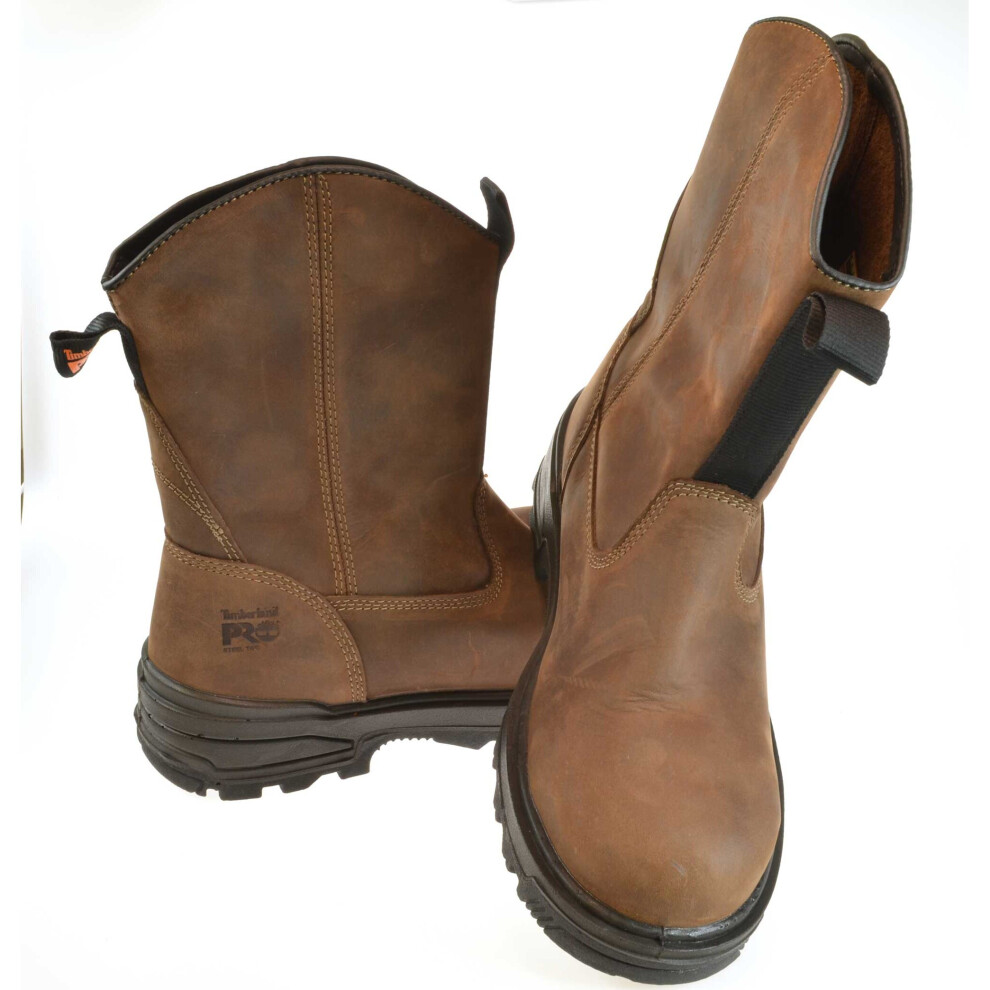 (UK 4) Timberland Pro Mortar Pull-On Steel Toe Work Boot