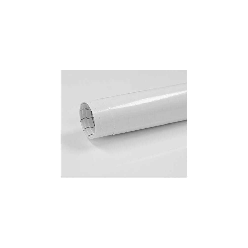 Fablon White 45 Cm X 2 Roll,Glossy 45Cm