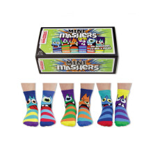 UNITED ODDSOCKS - 6er Pack Mini Monster Neuheitssocken Für Jungen In Geschenkbox