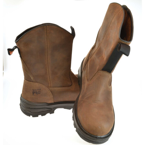 Timberland (UK 9) Timberland Pro Mortar Pull-On Steel Toe Work Boot