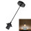 (Black) E27 Screw Rose Ceiling Light Fabric Flex Pendant 1