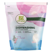 Grab Green, Automatischer Geschirrspülmittel-Tabletten, Thymian mit Feigenblatt, 60 Lasten, 2 lbs, 6 oz (1.080 g)