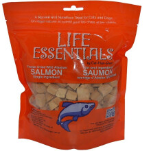 Cat-Man-Doo, Life Essentials, Mrazená sušená divoká aljaška losos, Pre kočky a psy, 5 oz (142 g)