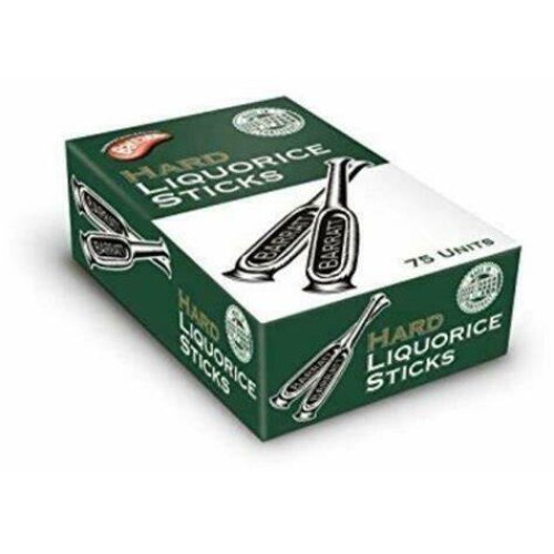 BASSETTI HARD LIQUORICE STICKS 75 UNITS