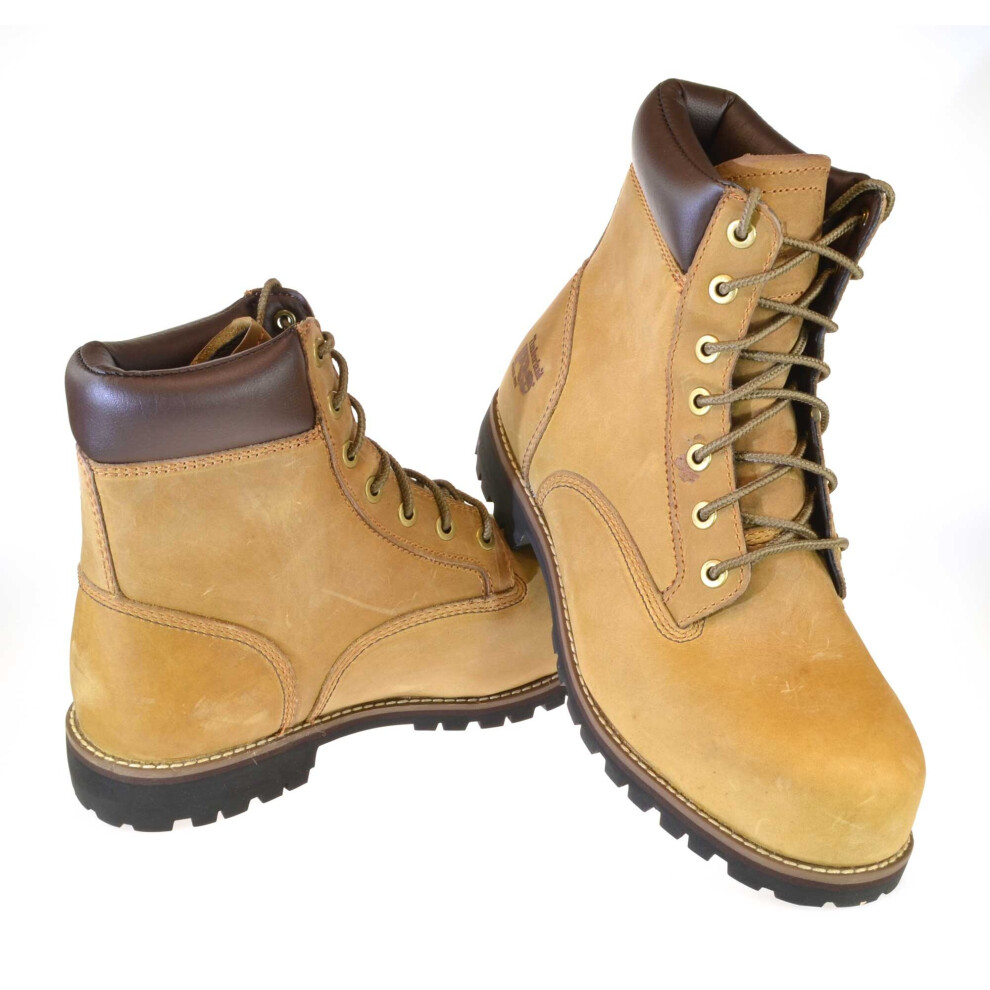 (7 UK, Brown) Timberland Pro Eagle Mens Lace Up Safety Boot