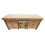 (8ft, With Back Panel) Wooden Workbench With Drawers and Functional Lockable Cupboard - Eucalyptus Top 1