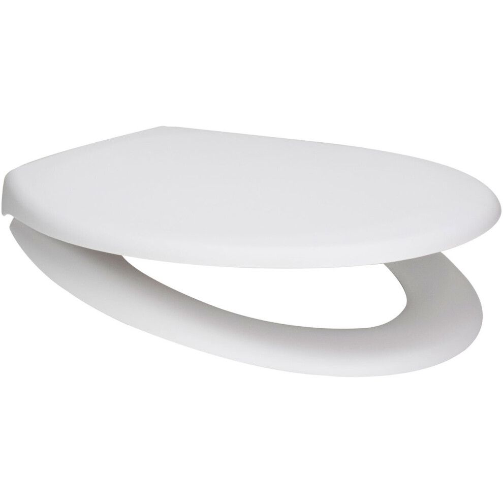 Euroshowers (Matt ) Slow Close Toilet Seat Quick Release - Matt Finish White