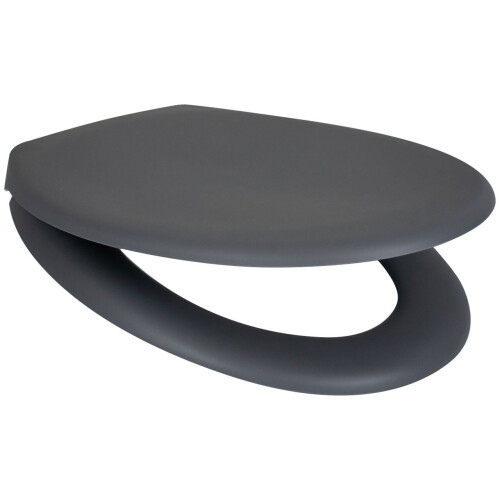 EUROSHOWERS (Matt Grey) Slow Close Toilet Seat Quick Release - Matt Finish