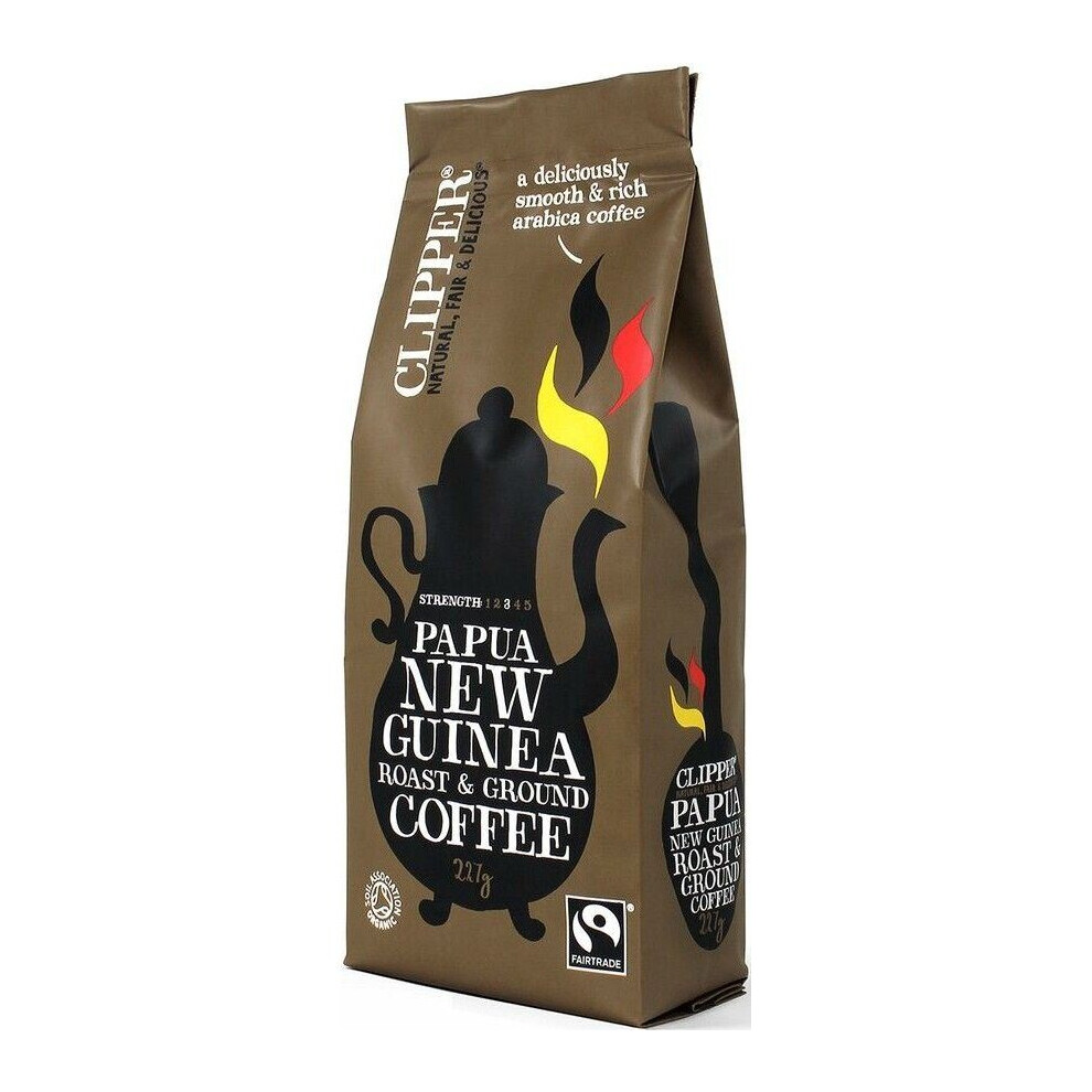 Clipper Organic & Fair Trade Papua Guinea Roast & Ground Coffee