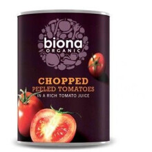 Biona Organic Chopped Tomatoes 400g x12