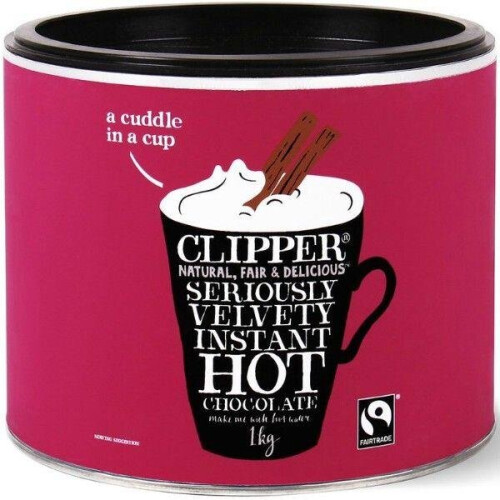 Clipper Clipper FT Instant Hot Chocolate Tub 1kg x4