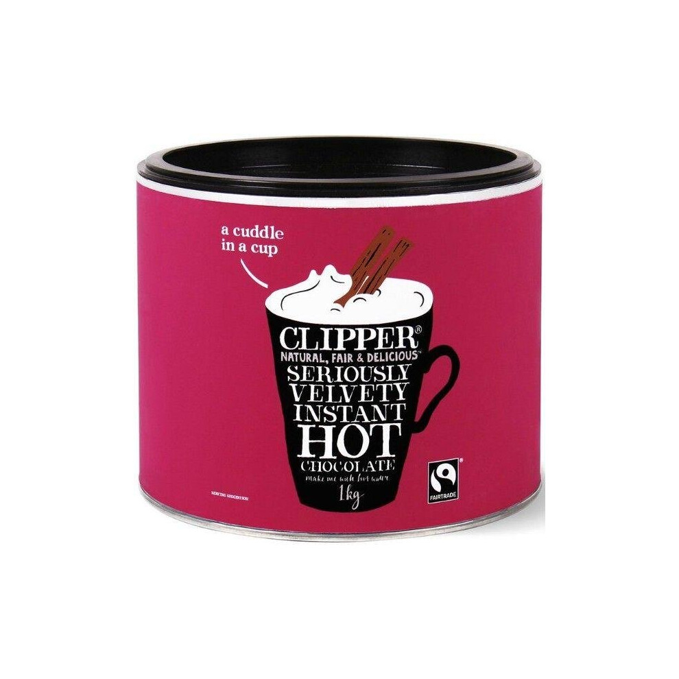 Clipper FT Instant Hot Chocolate Tub 1kg x4