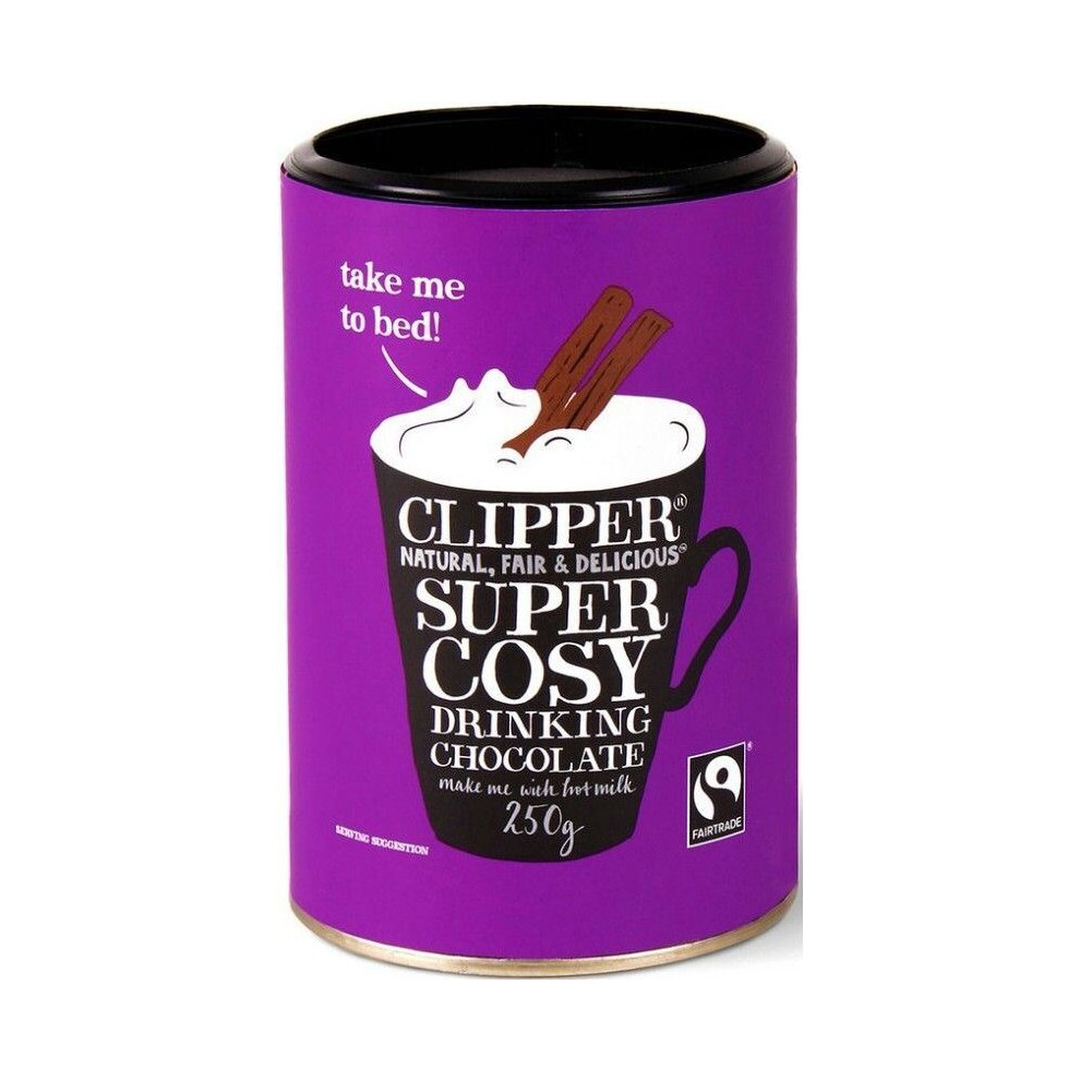 Clipper Fair Trade Drinking Chocolate 250G X6