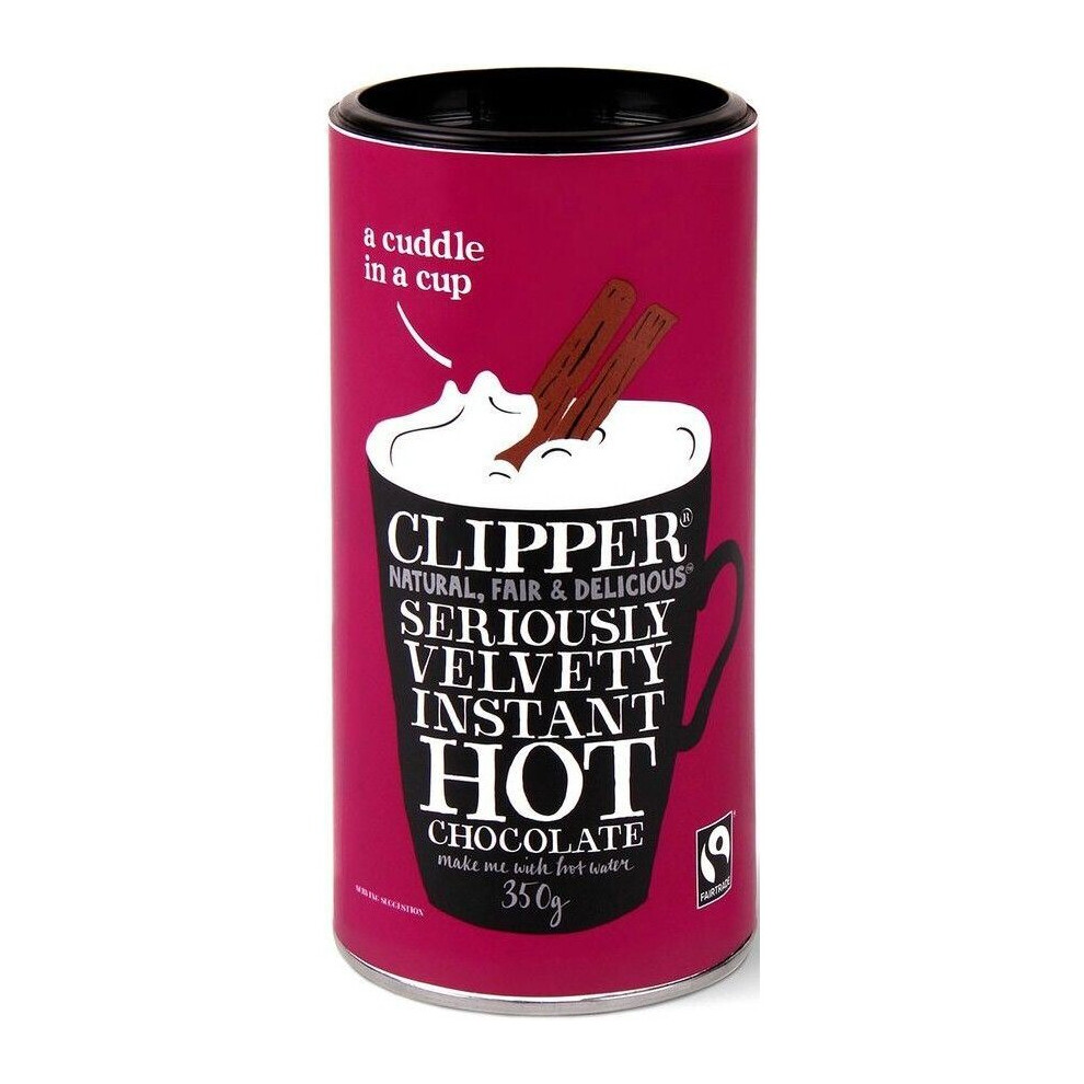 Clipper Ft Instant Hot Chocolate Tubs 350G X6