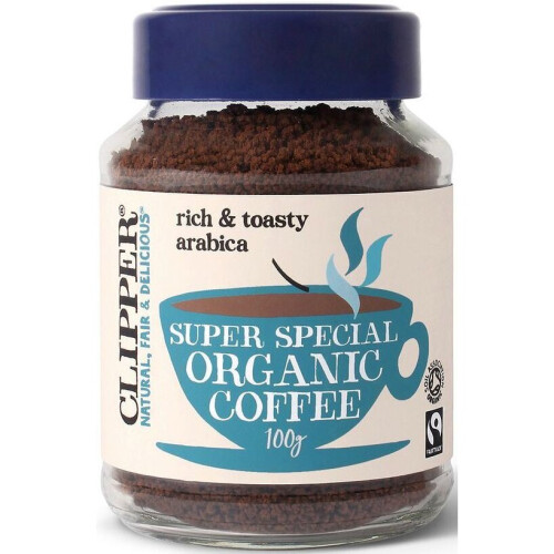 Clipper Clipper ORG & FT Medium Roast Instant Coffee 100g x6