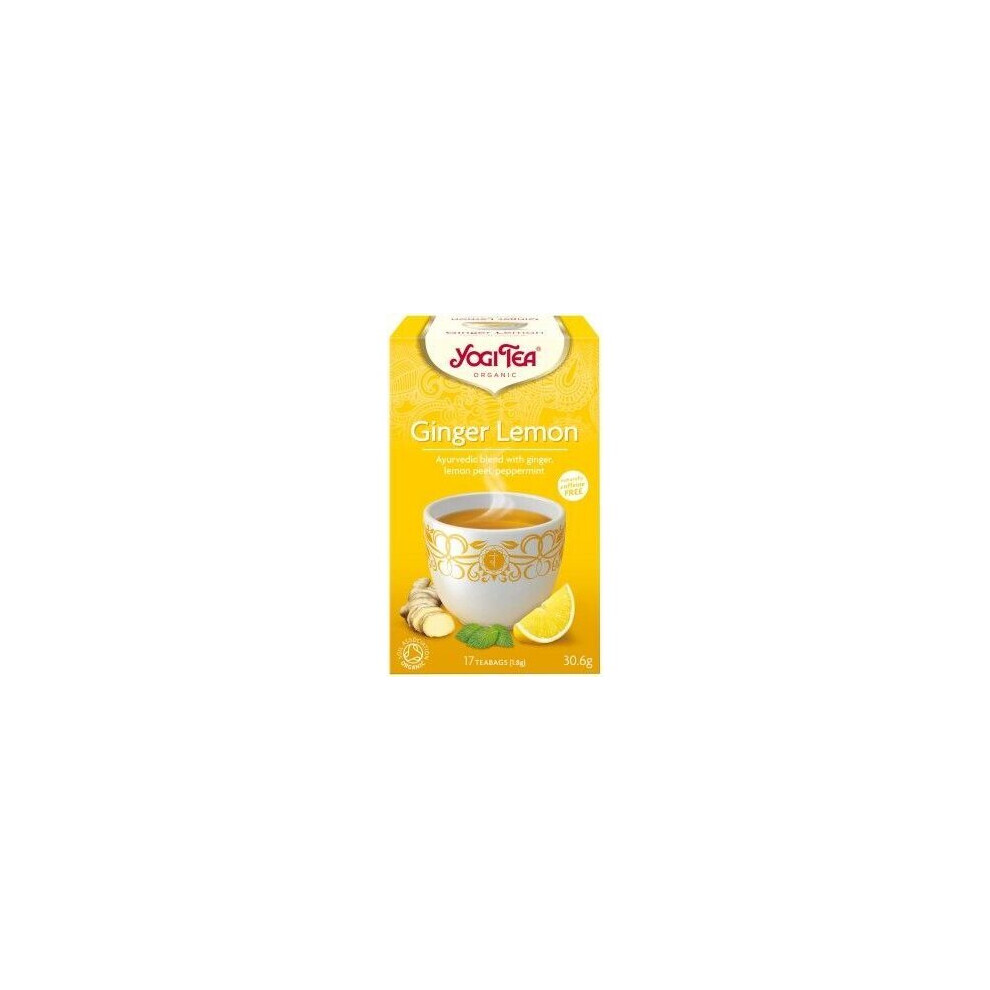 Yogi Tea Org Ginger Lemon 30.6G (17S) X6