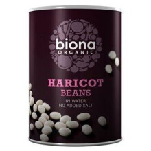 Biona Organic Haricot Beans 400g x6