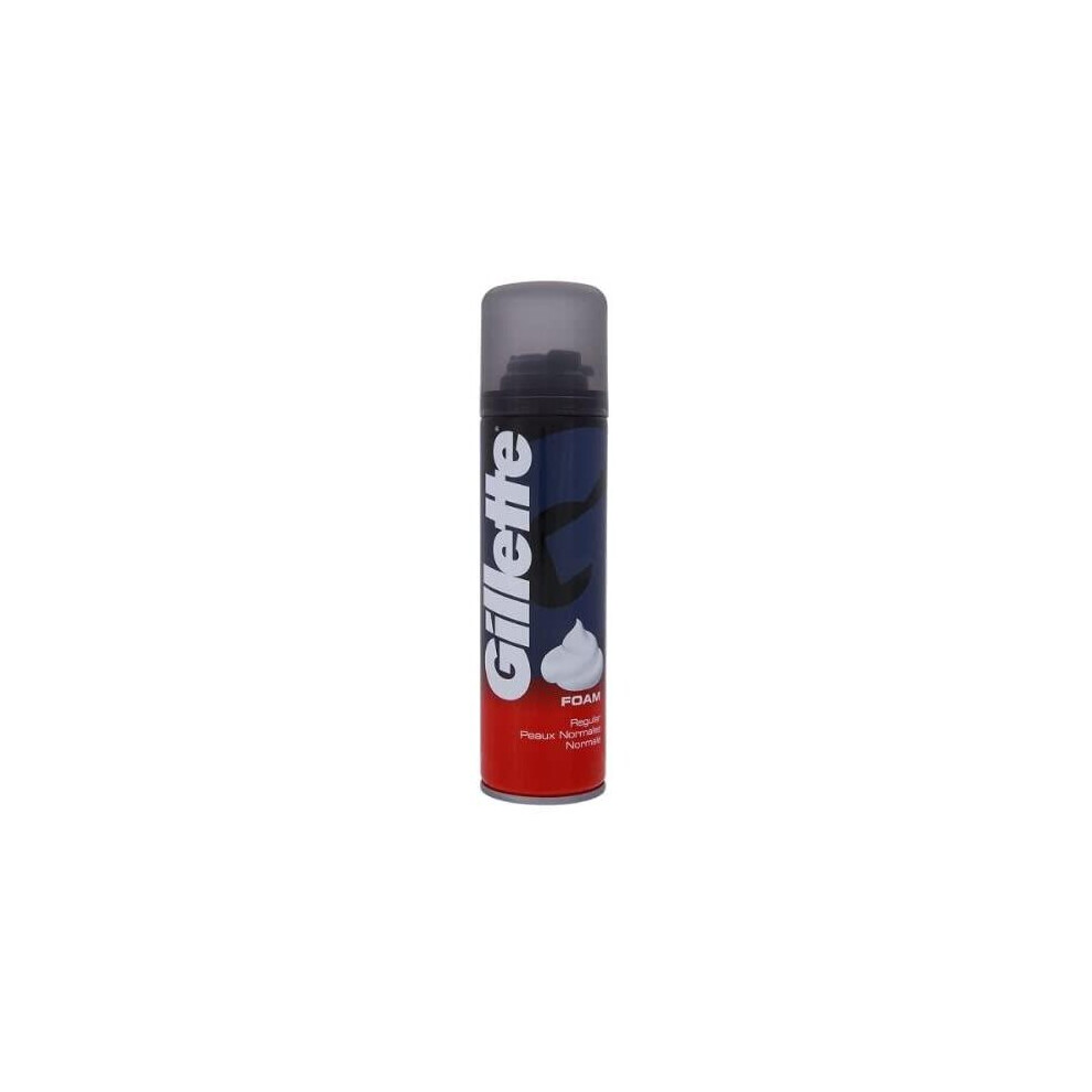 Gillette Shaving Foam - Regular 200ml x6