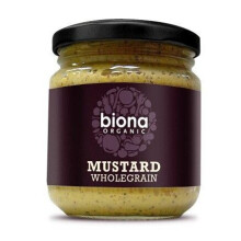 Biona Organic Wholegrain Mustard 200g x6
