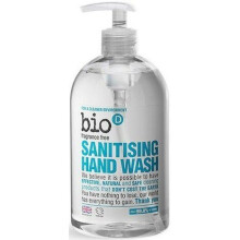 Bio-D Fragrance Free Sanitising Hand Wash 500ml x6