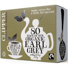 Clipper ORG & FT Earl Grey 200g (80's) x6