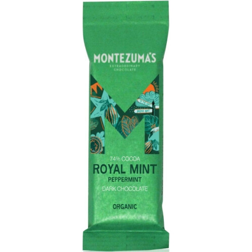 Montezuma Organic Royal Mint Dark Choc 25gx26