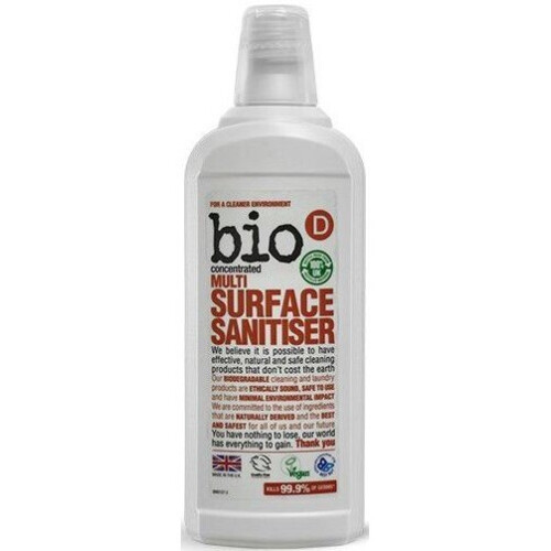 Bio-D Multi Surface Sanitiser 750ml x12