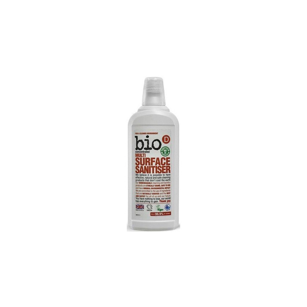 Bio-D Multi Surface Sanitiser 750Ml X12