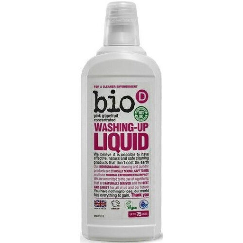 Bio-D Washing-up Liquid with Grapefruit 750ml x12