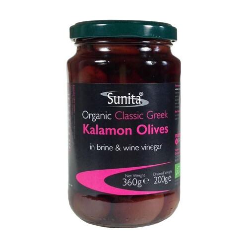 Sunita Org.Green Olives Jar 6x360g