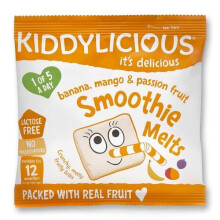 Kiddylicious Banana, Mango & Passion Smoothie Melts 6g x16