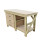(4ft, With Back Panel) Wooden MDF Tool Cabinet Workbench With Storage Shelf 3