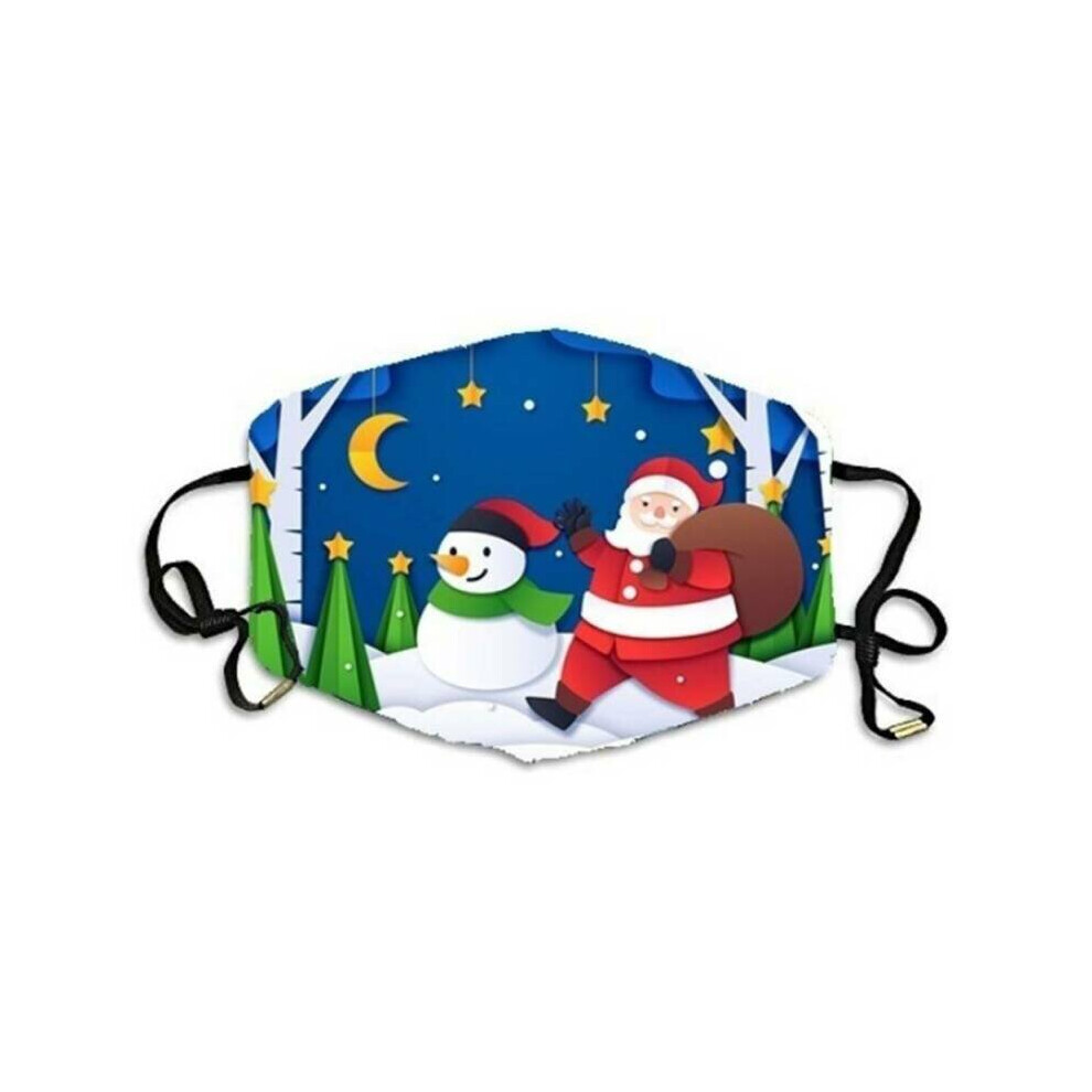 (#16, 22*11.5 Cm) Christmas Face Masks Womens Mens Xmas Mouth Protection Cover Reusable 795340165761