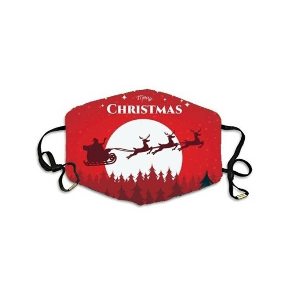 (#13, 22*11.5 Cm) Christmas Face Masks Womens Mens Xmas Mouth Protection Cover Reusable 795340165730