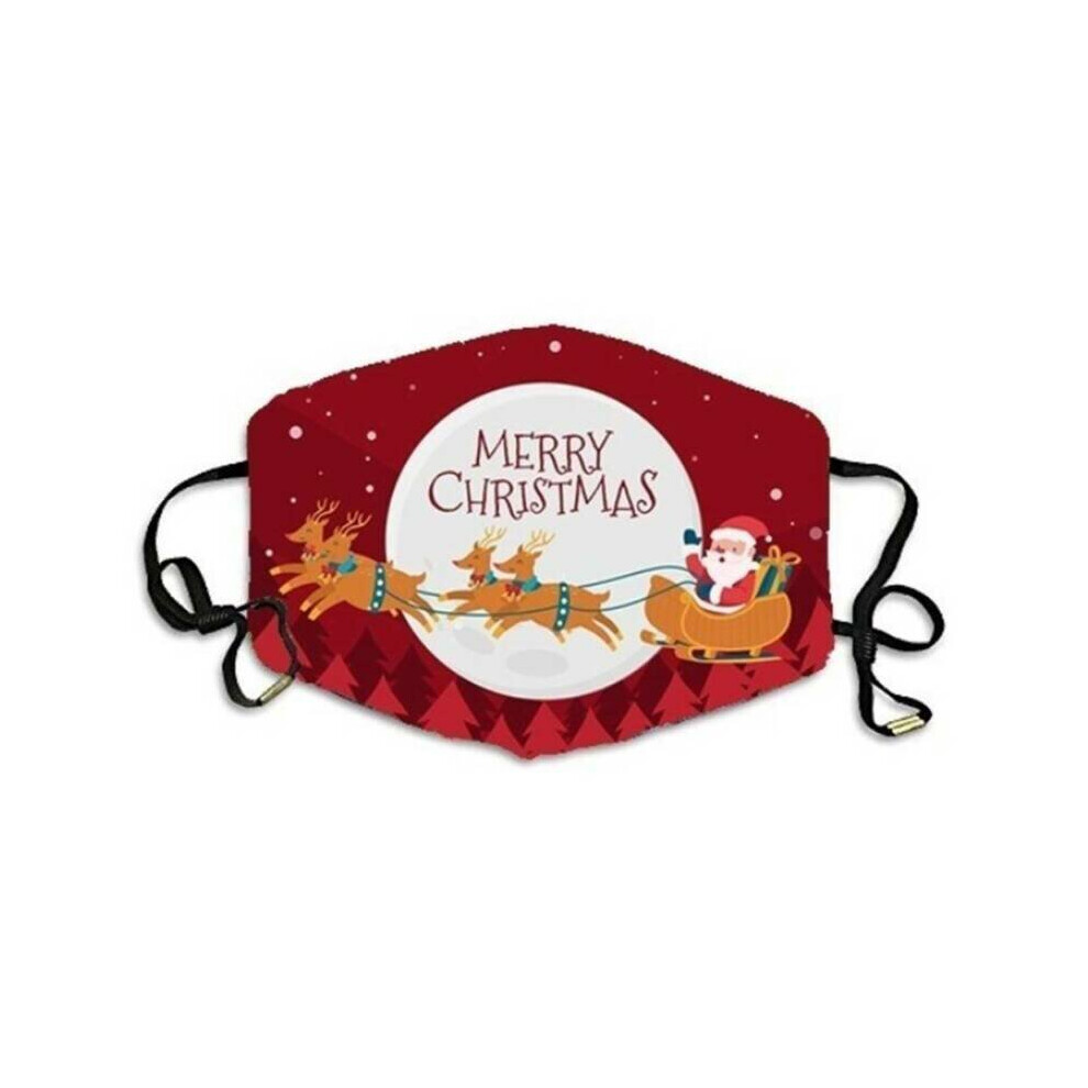 (#14, 22*11.5 Cm) Christmas Face Masks Womens Mens Xmas Mouth Protection Cover Reusable 795340165747