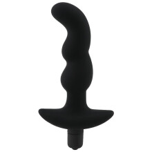 Black Silicone Anal Plug and Vibrator