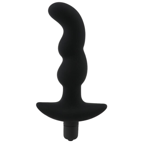 Black Silicone Anal Plug and Vibrator