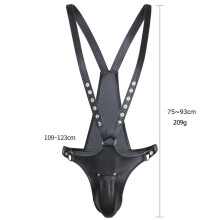 Leather Body Harness Chastity