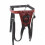 Red Leather Adjustable Harness for Strap on 1