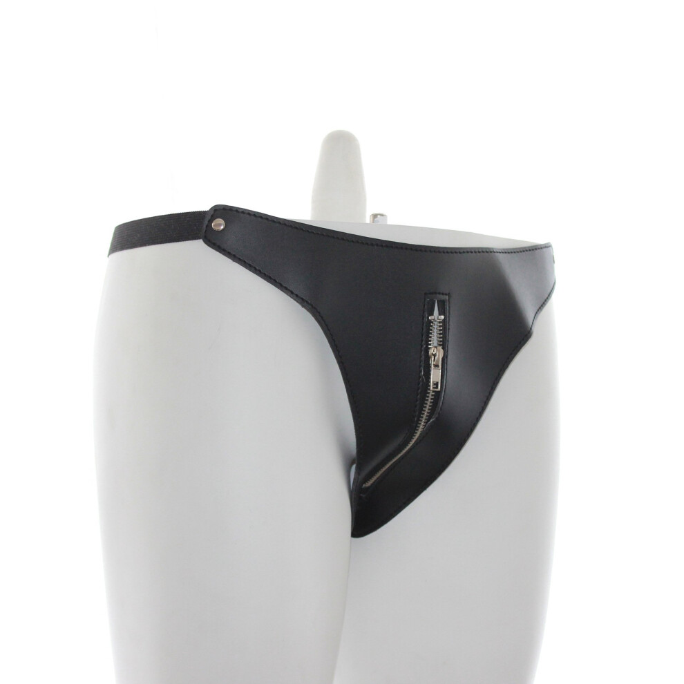 The Room Of Doom Black Zipper Knickers