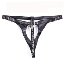 Leather Chastity Knickers