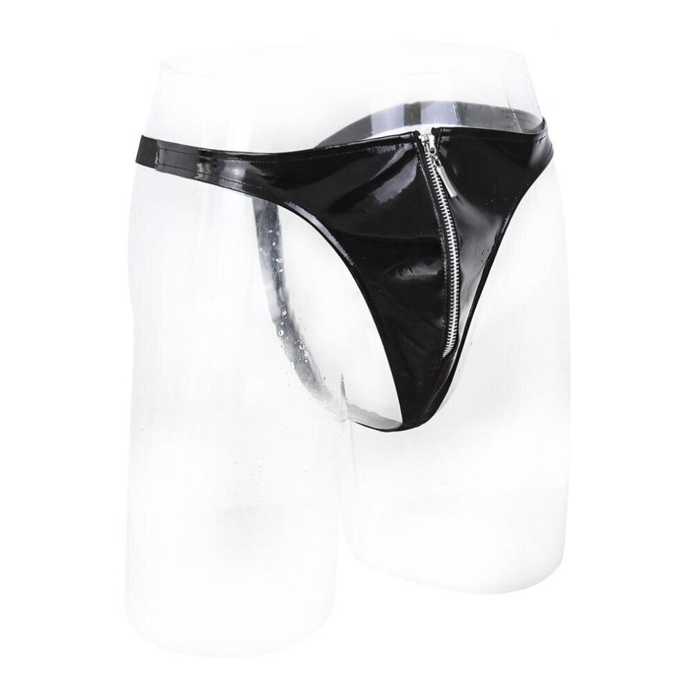 The Room Of Doom Black Pvc Zipper Pants