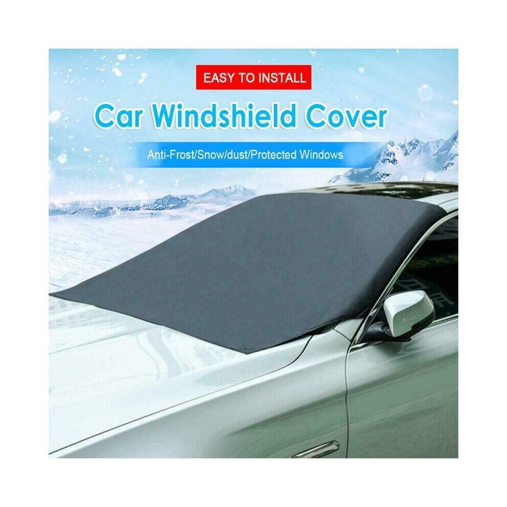 Magnetic Car Windshield Cover Sun Shade Protector Snow Ice Dust Frost Guard