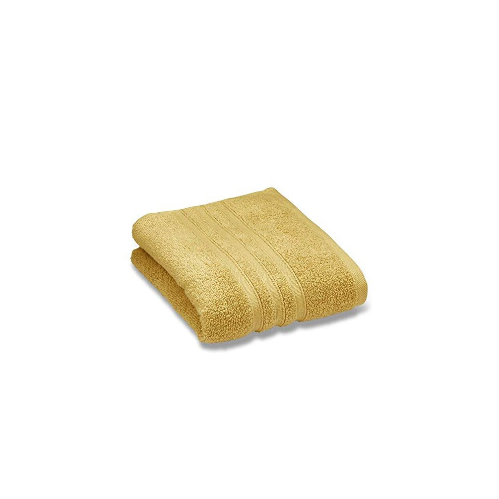 Catherine Lansfield Zero Twist Bath Sheet Ochre