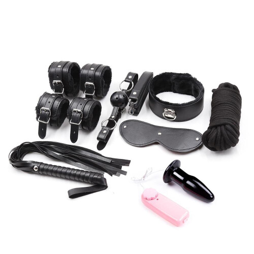 Bondage Kit - Black 8 Piece